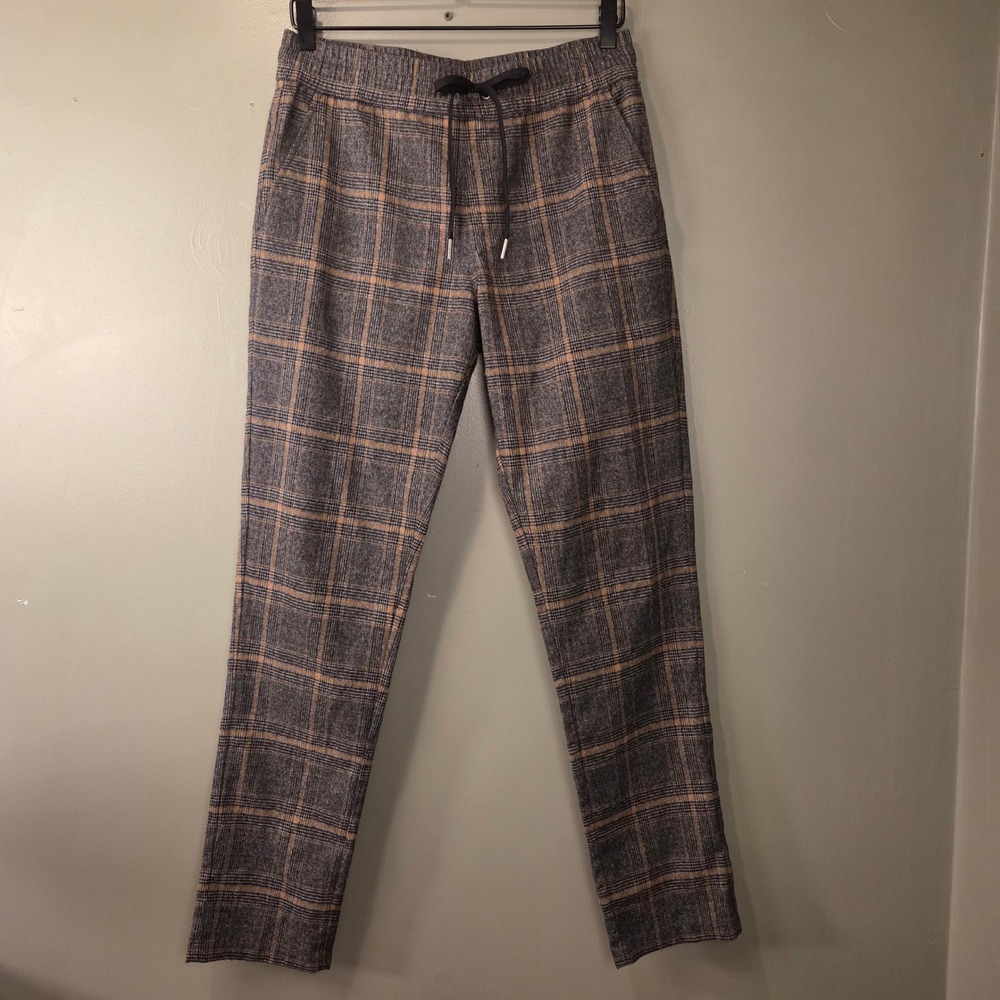 Hot Topic Women's Pull On Pants Houndstooth Plaid Size M Edgy Preppy Skater